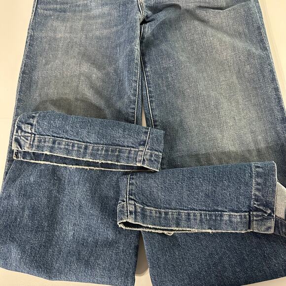 Mother The Hustler Sidewinder Jeans 27 Cowboys Don’t Cry Flare High Rise - Picture 14 of 14